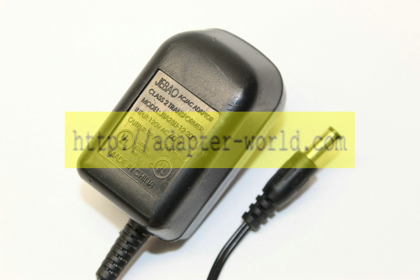 *Brand NEW*Jebao JBA28U-12-200 AC Adaptor Output 12V 200mA Class 2 Transformer Charger Power Supply